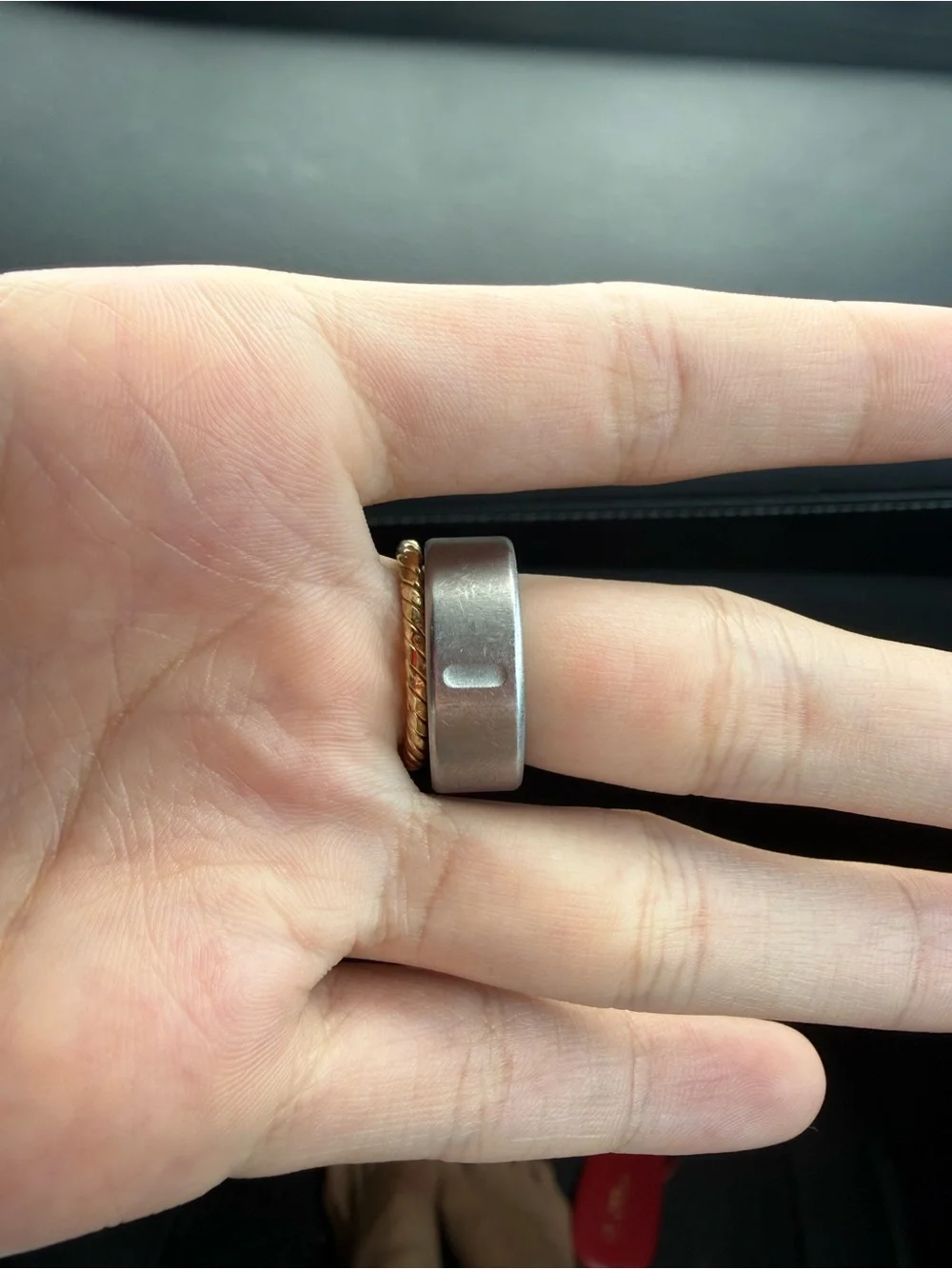 Oura Ring 4 - Brushed Silver - Size 7